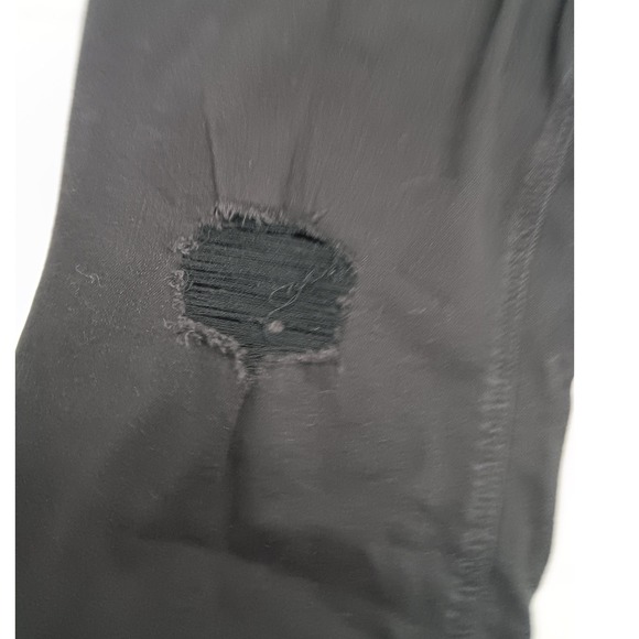 New with Tags Old Navy Rockstar Super Skinny Jeans Black Distressed Size 24 - Picture 3 of 17